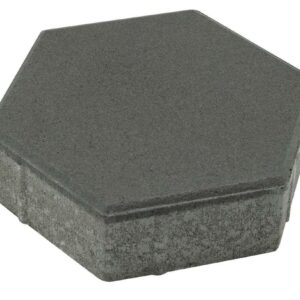 บล็อกปูพื้น เอสซีจี รุ่นบล็อกหกเหลี่ยม 22.7x19.7x6 ซม. สีดำ