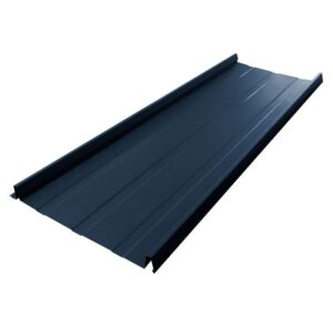 หลังคา เมทัลรูฟ เอสซีจี รุ่น คอมฟอร์ท ลอน Snaplock ลาย Stiffener B   สี OCEAN BLUE 0.50 mm.