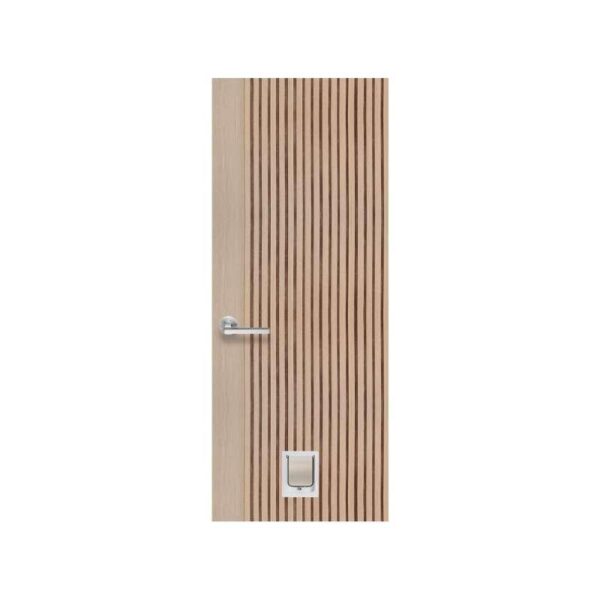 ประตูแมวพอลิสไตรีน Size S รุ่น Vertical 70X200 สีบีช