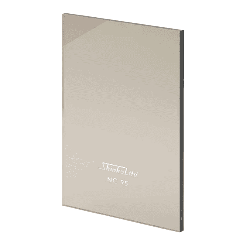 แผ่นหลังคาอะคริลิกโปร่งแสง Shinkolite รุ่น Superior สี Light brown (NC95) ขนาด 1380x6000x6 มม.