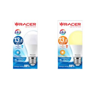 RACER หลอดไฟ KATIE LED A60 13.5W E27 6500K