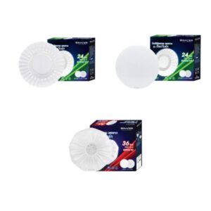 RACER โคมไฟเพดาน LED CEILING POP BRIGHT 24W 6500K (PB01)