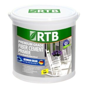 RTB Paint - สีรองพื้นไม้ฝาไฟเบอร์ซีเมนต์ 1 gal. สีครีม FB-6301